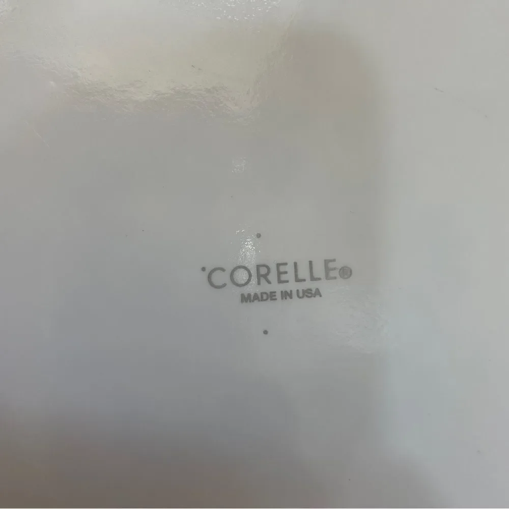 CORELLE LISBON TERRACE DINNER PLATES.‎ SET OF FOUR.